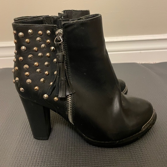 Black Women’s High Heel Boots - Picture 1 of 3
